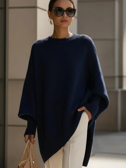 Valentina | Sueter tipo poncho extra grande