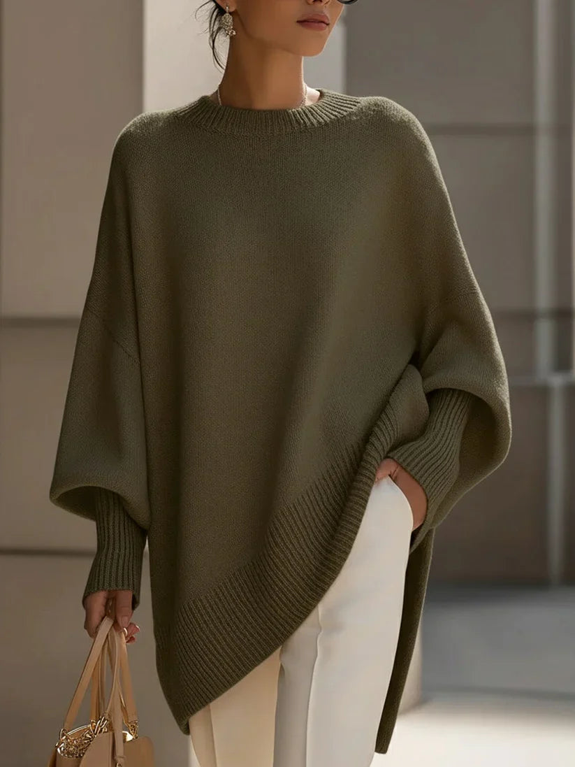 Valentina | Sueter tipo poncho extra grande
